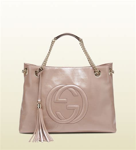 gucci pink leather tote|Gucci tote bag outlet.